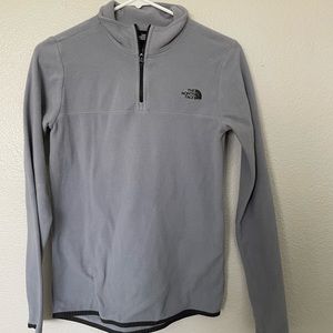 Blue North Face 1/2 zip